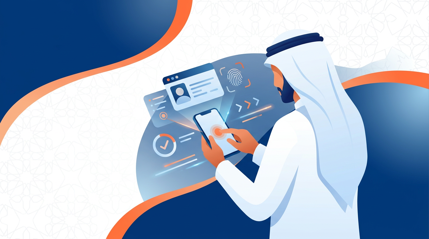 صورة توضيحية للمقال: كيفية تفعيل الهوية الرقمية في تطبيق أبشر أفراد 2026 بخطوات سهلة