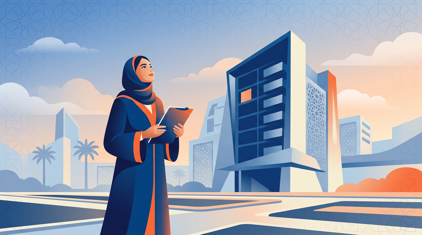 صورة توضيحية للمقال: طريقة التقديم على سكن مجاني للمطلقات والأرامل في السعودية 2026