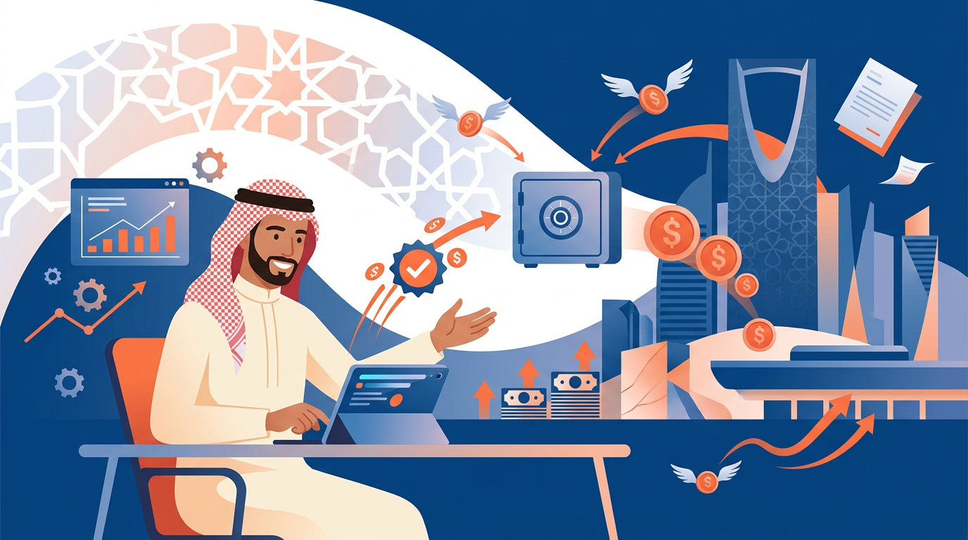 صورة توضيحية للمقال: طريقة الحصول على تمويل شخصي بدون كفيل من البنوك الرقمية السعودية