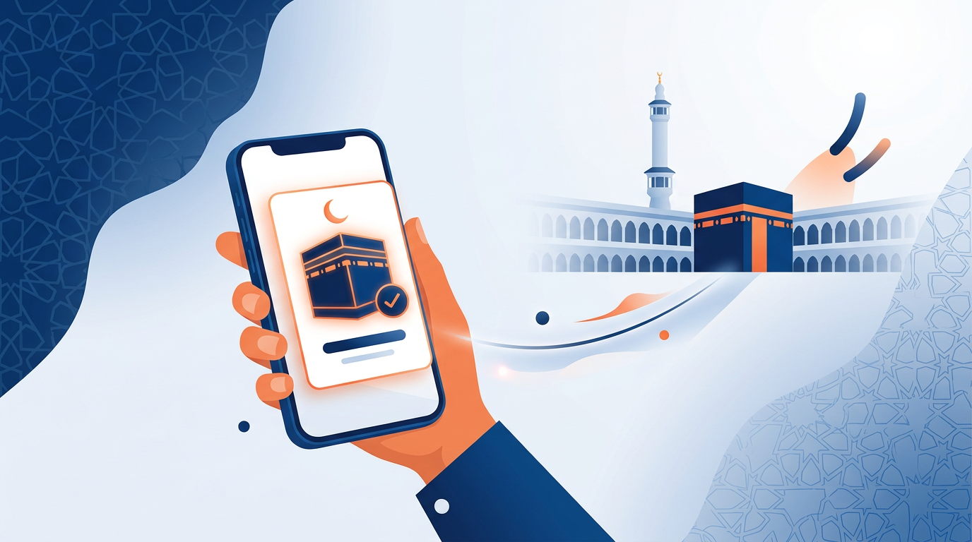 صورة توضيحية للمقال: طريقة استخراج تصريح العمرة من تطبيق نسك للمقيمين والزوار