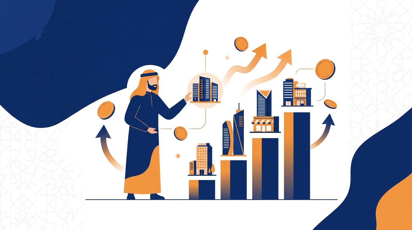صورة توضيحية للمقال: كيفية الاستثمار في REITs السعودية: دليلك الشامل لعام 2026