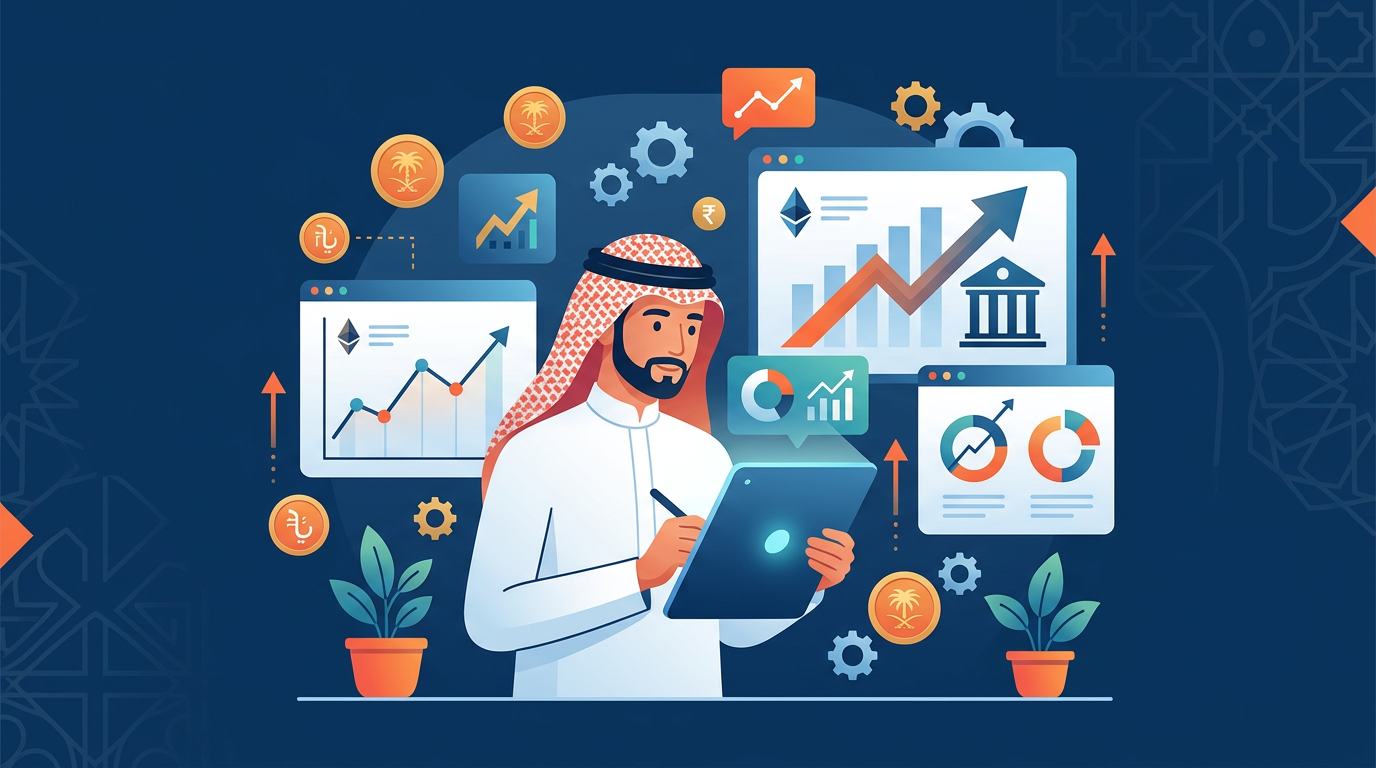 صورة توضيحية للمقال: كيفية استثمار الأسهم السعودية للمبتدئين: دليلك الشامل 2026